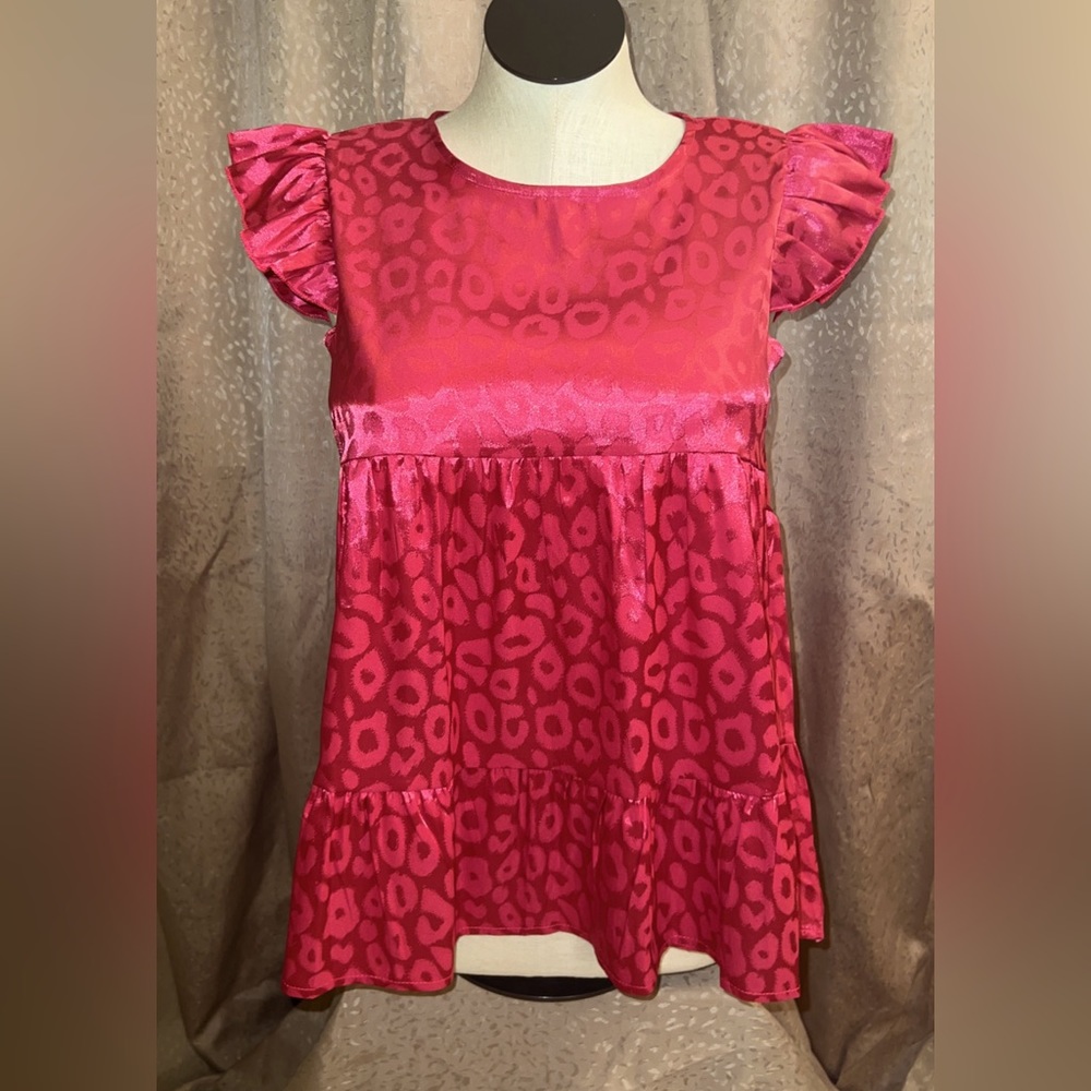Andthewhy leopard blouse from boutique